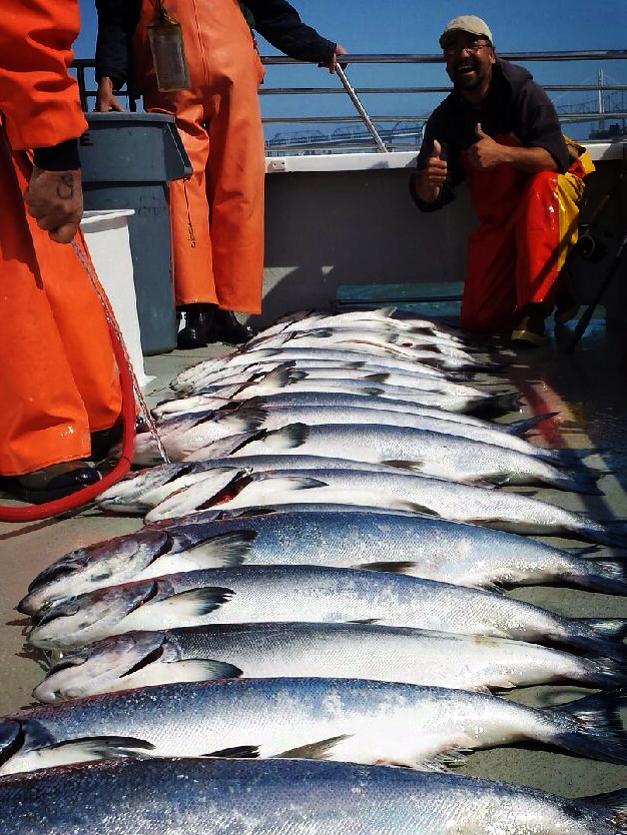 Salmon Fishing Charter Boats